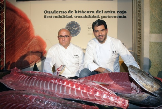 Tartar de toro de mar. Atún rojo.